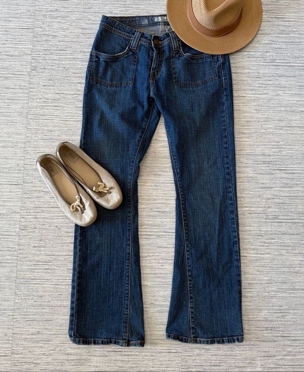 Levis 542 Low Flare Jeans Womens Size 8M Dark Wash Y2K Denim  K